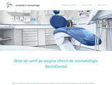 Tablet Screenshot of bonisdental.ro